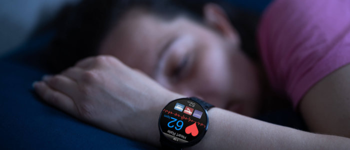 Wearable,Sleep,Tracking,Heart,Rate,Monitor,Smartwatch,In,Bed